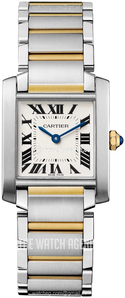 Cartier Tank Francaise Quartz (battery powered) Ladies dress watch W2TA0003