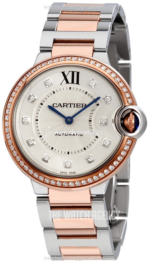 Cartier Ballon Blue Automatic winding Ladies dress watch W3BB0004