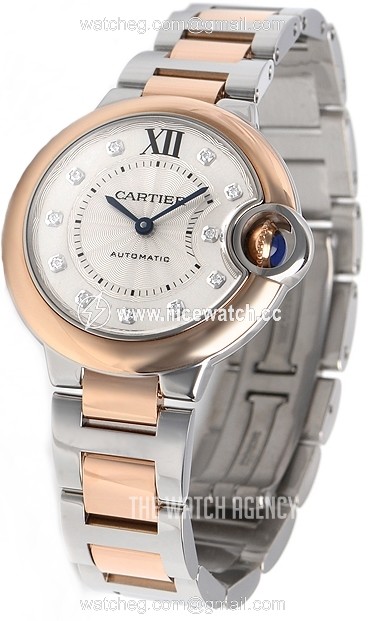 Cartier Ballon Blue Automatic winding Ladies dress watch W3BB0006