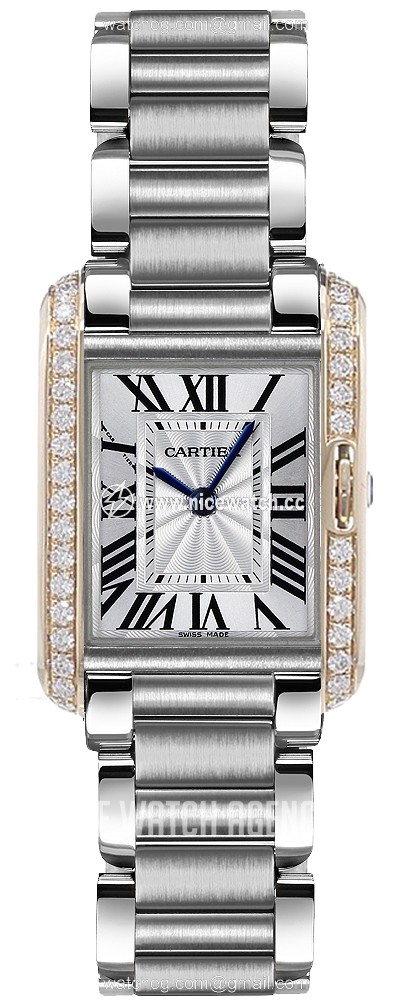 Cartier Tank Anglaise Quartz (battery powered) Ladies dress watch W3TA0003