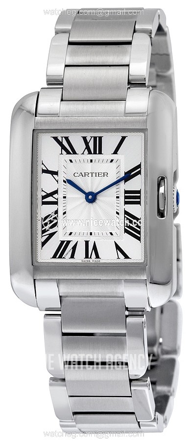 Cartier Tank Anglaise Quartz (battery powered) Ladies dress watch W5310044