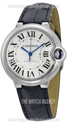 Cartier Ballon Blue Automatic winding Ladies dress watch W69017Z4
