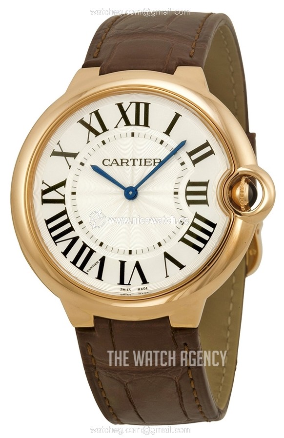 Cartier Ballon Blue Automatic winding Men's dress watch W6920083