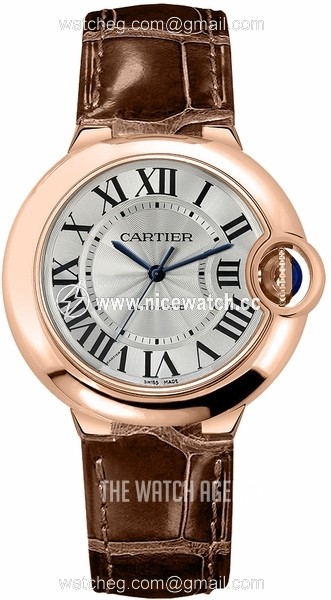 Cartier Ballon Blue Automatic winding Ladies dress watch WGBB0009