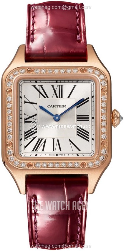 Cartier Santos Dumont Quartz (battery powered) Ladies dress watch WJSA0017