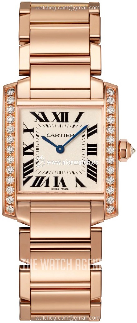 Cartier Tank Francaise Quartz (battery powered) Ladies dress watch WJTA0023