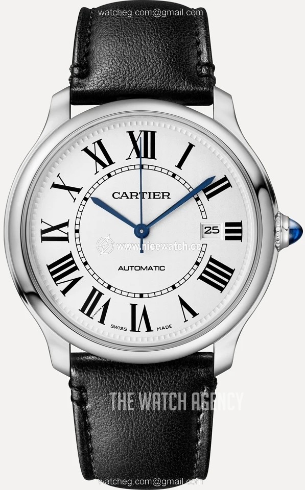 Cartier Ronde Must Mechanical, hand-wound Men's dress watch WSRN0032