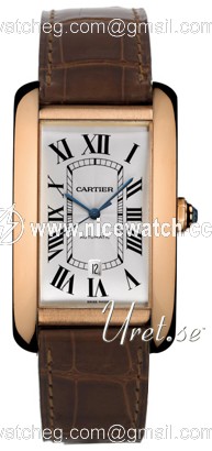 Cartier Tank Americaine Automatic winding Men's dress watch W2609856