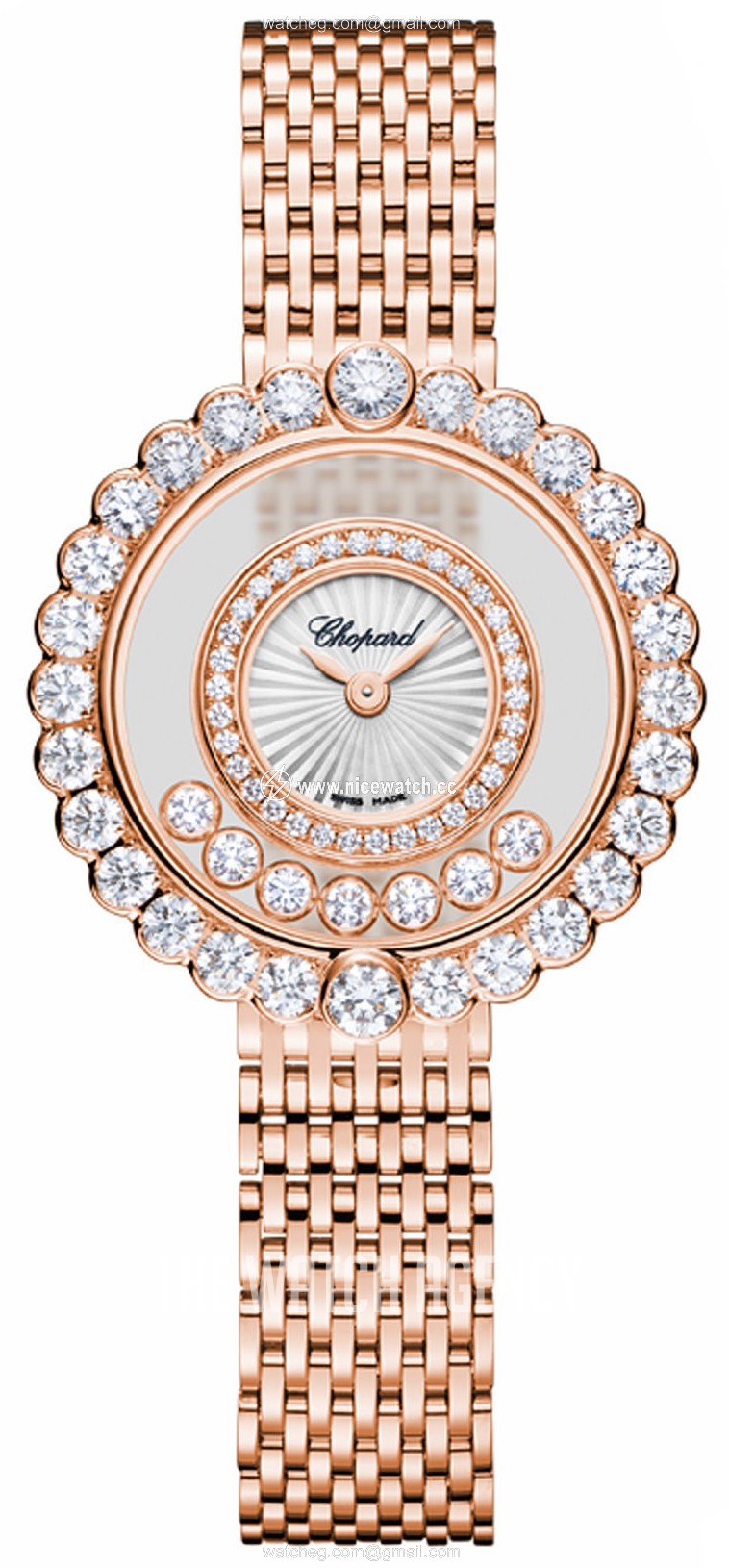 Chopard Happy Diamonds Quartz (battery powered) Ladies dress watch 204180-5201