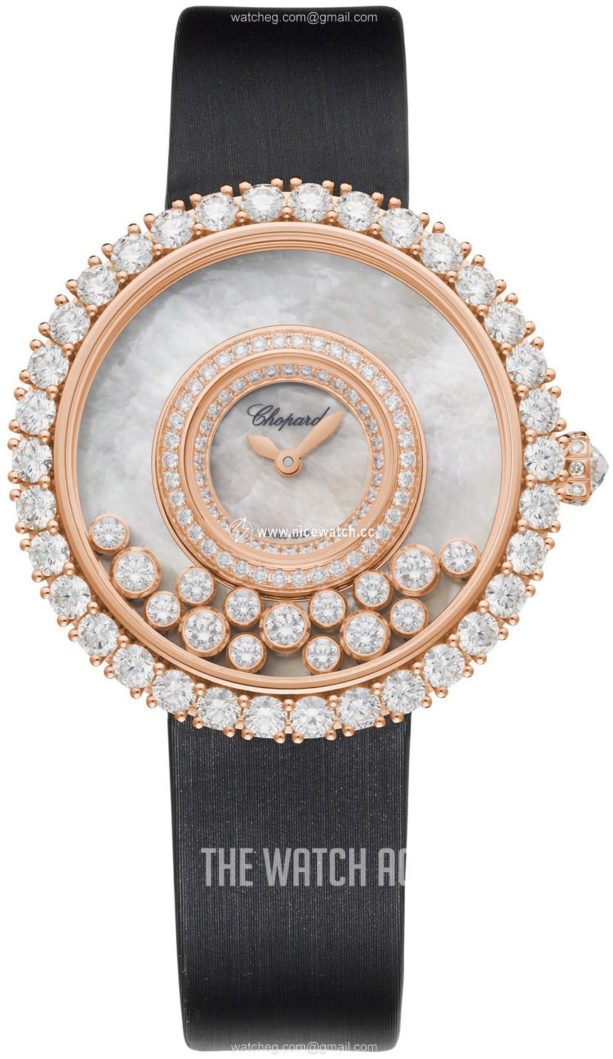 Chopard Happy Diamonds Quartz (battery powered) Ladies dress watch 204445-5001