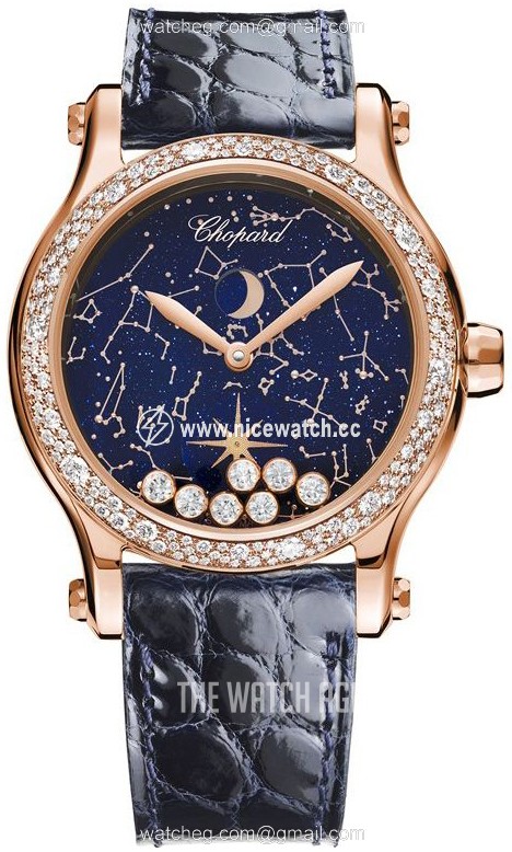 Chopard Happy Moon Automatic winding Ladies dress watch 274894-5001