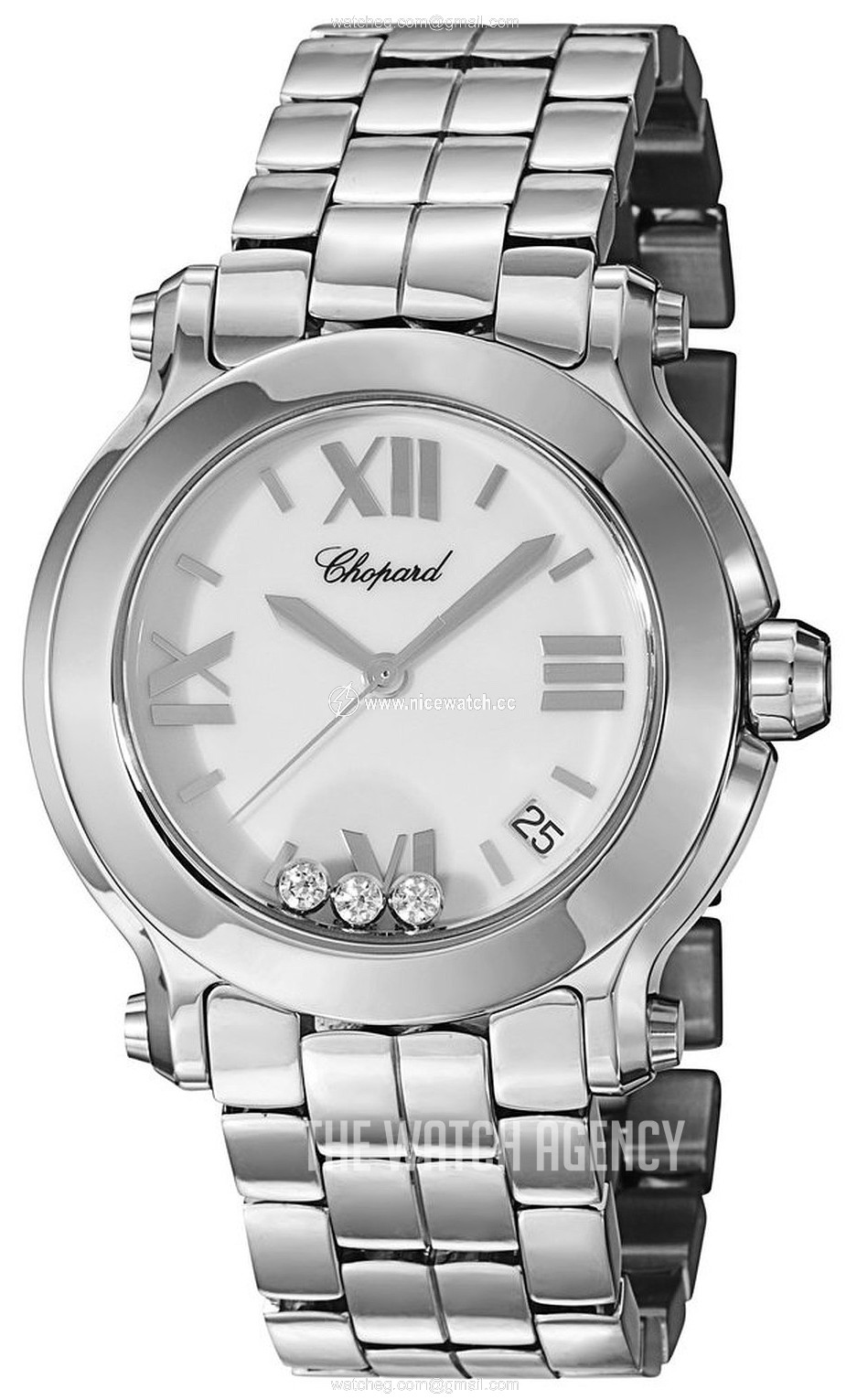 Chopard Happy Sport Quartz (battery powered) Ladies dress watch 278477-3013