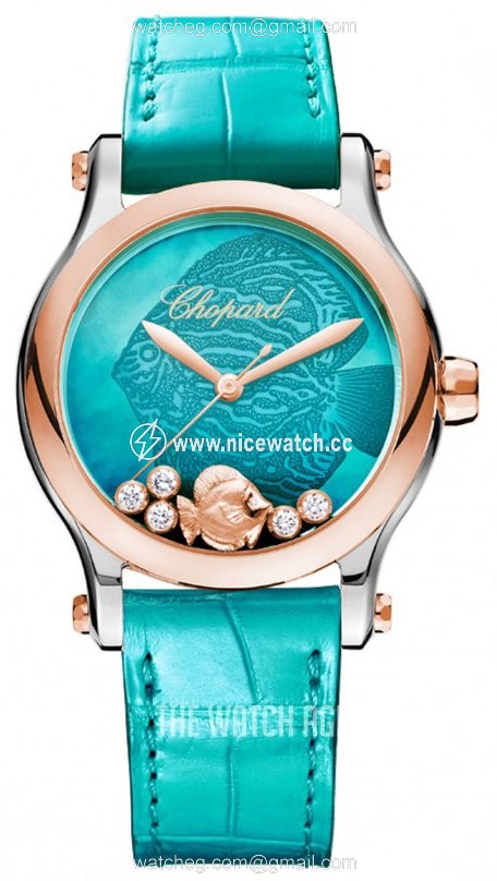 Chopard Happy Fish 36 MM Automatic Automatic winding Ladies dress watch 278578-6001