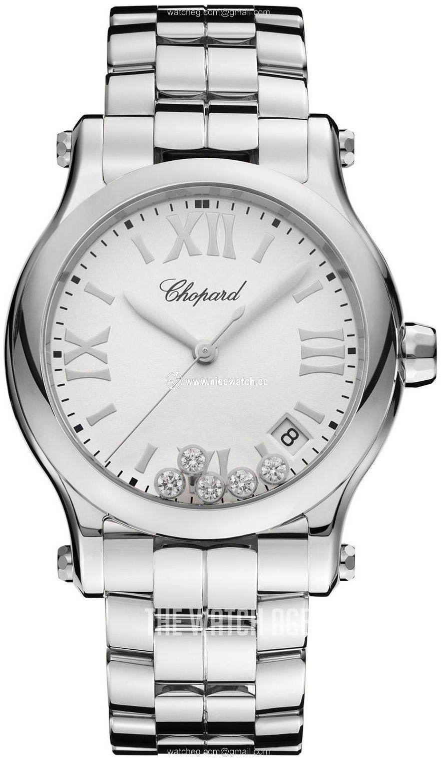 Chopard Happy Sport Quartz (battery powered) Ladies dress watch 278582-3002