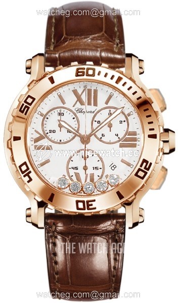 Chopard Happy Sport Chronographe Quartz (battery powered) Ladies dress watch 283581-5001