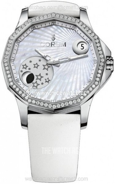 Corum Admirals Cup Legend 38 Mystery Moon Automatic winding Ladies Marine / dress watch 384.101.47-0F49 AA01