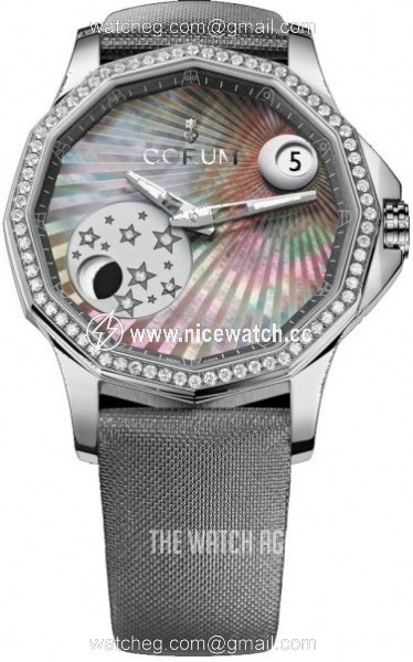 Corum Admirals Cup Legend 38 Mystery Moon Automatic winding Ladies Marine / dress watch 384.101.47-F149 AN01