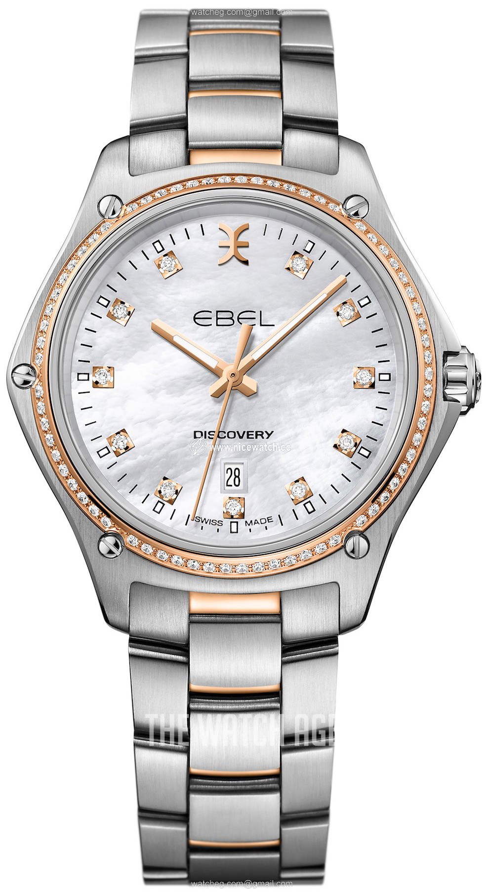 Ebel Discovery Quartz (battery powered) Ladies dress watch 1216398