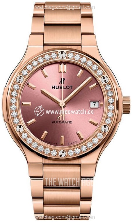 Hublot Classic Fusion Automatic winding Ladies dress watch 568.OX.891P.OX.1204