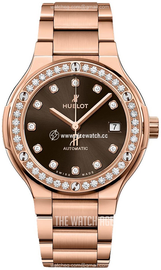 Hublot Classic Fusion Automatic winding Ladies dress watch 568.OX.898M.OX.1204
