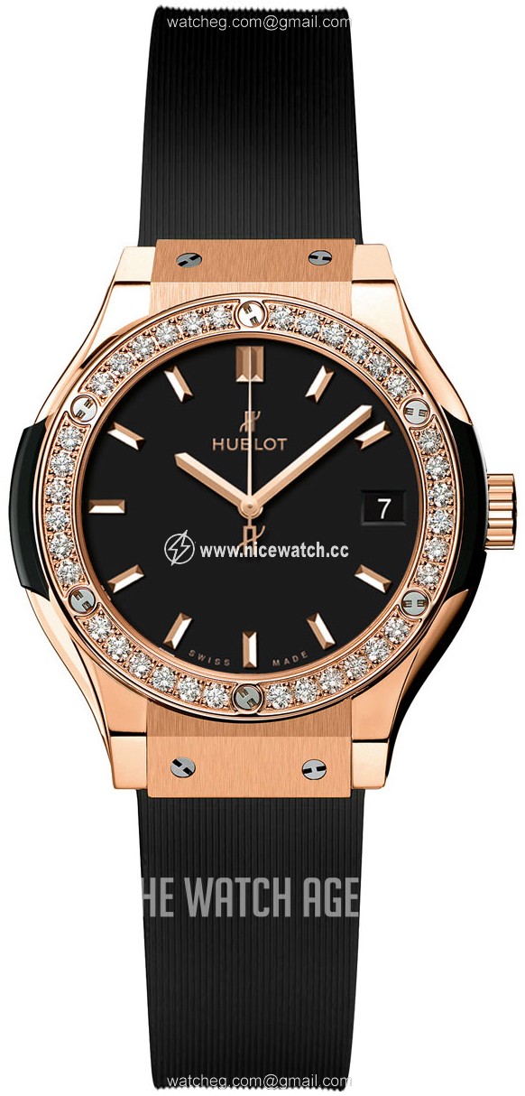 Hublot Classic Fusion Quartz (battery powered) Ladies dress watch 581.OX.1181.RX.1104