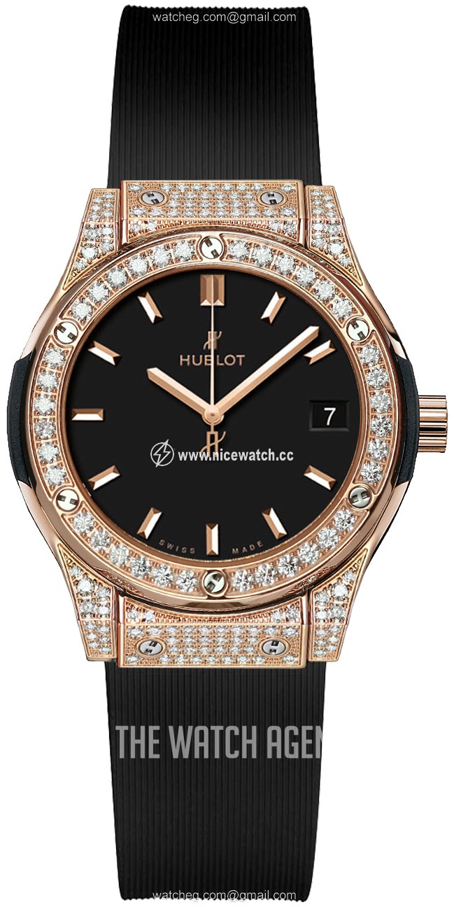 Hublot Classic Fusion Quartz (battery powered) Ladies dress watch 581.OX.1181.RX.1704