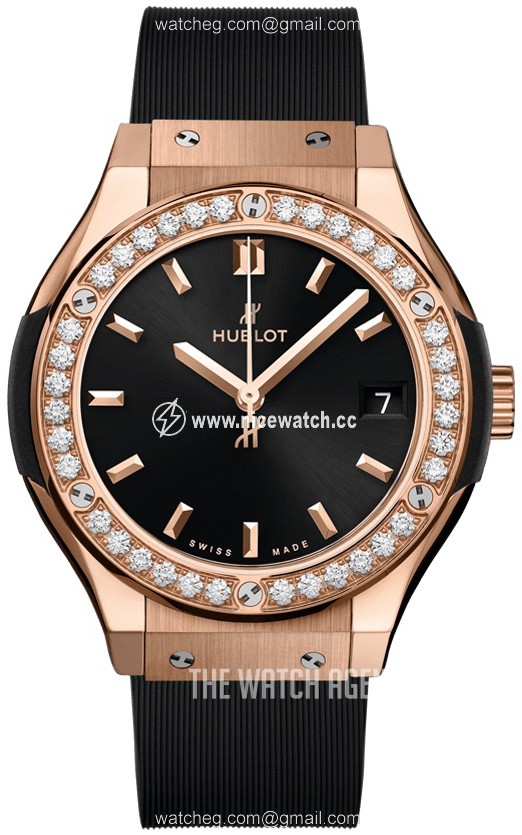 Hublot Classic Fusion Quartz (battery powered) Ladies dress watch 581.OX.1480.RX.1104