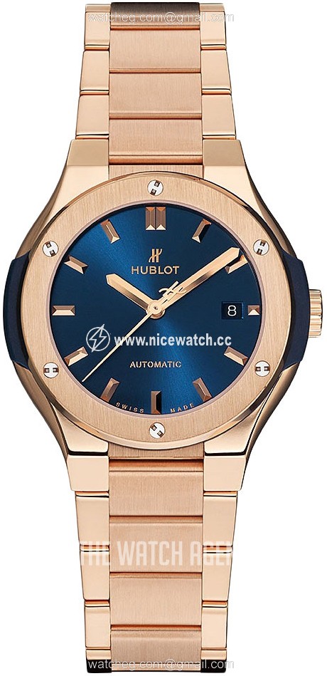 Hublot Classic Fusion Automatic winding Ladies dress watch 585.OX.7180.OX