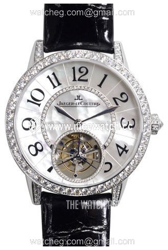 Jaeger LeCoultre Rendez-Vous Tourbillon White Gold Automatic winding Ladies dress watch 3413403