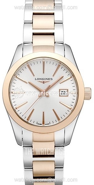 Longines Conquest Classic Quartz (battery powered) Ladies dress watch L2.286.3.72.7