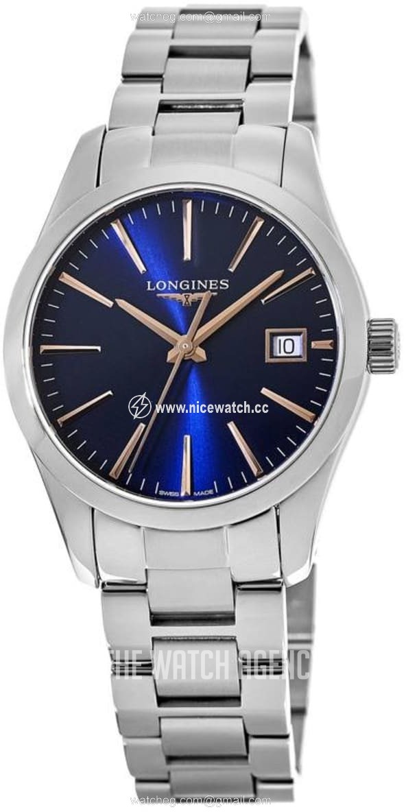 Longines Conquest Classic Quartz (battery powered) Ladies dress watch L2.286.4.92.6
