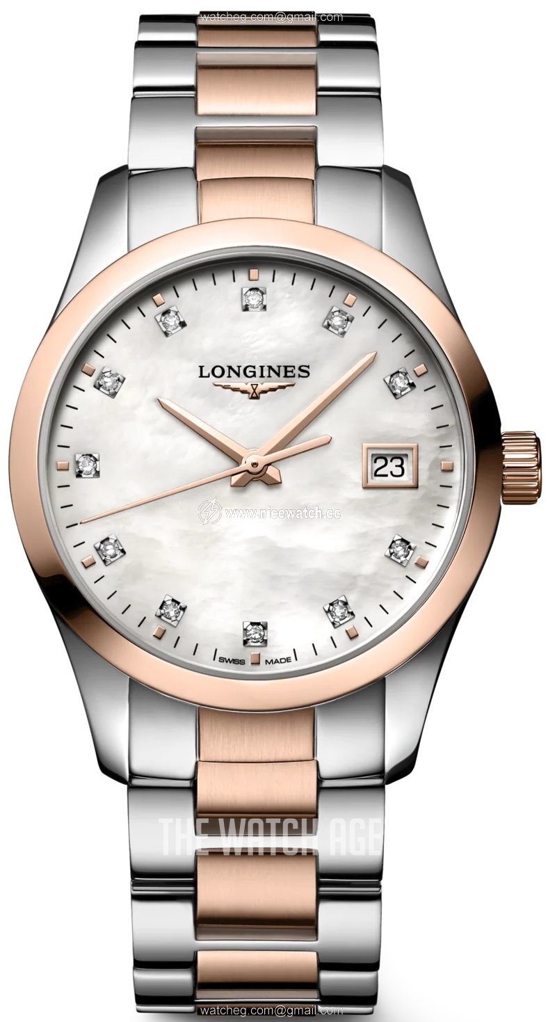 Longines Conquest Classic Quartz (battery powered) Ladies dress watch L2.386.3.87.7