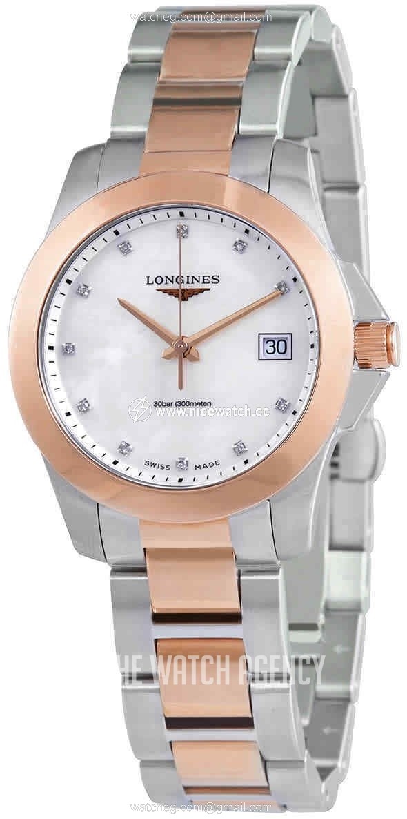 Longines Conquest Ladies Quartz (battery powered) Ladies dress watch L3.377.3.88.7