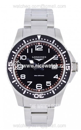 Longines HydroConquest Quartz (battery powered) Men's divers watch L3.688.4.53.6