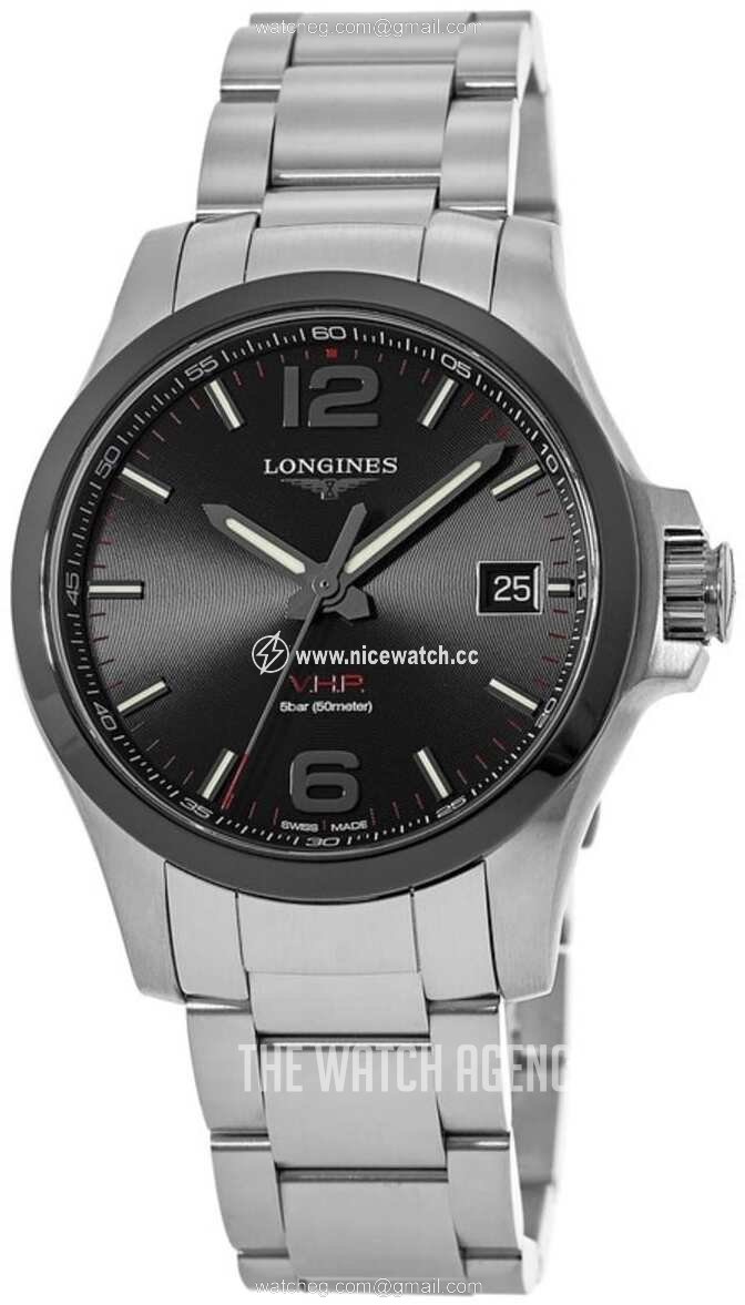 Longines Conquest V.H.P. Quartz (battery powered) Men's dress watch L3.719.4.56.6