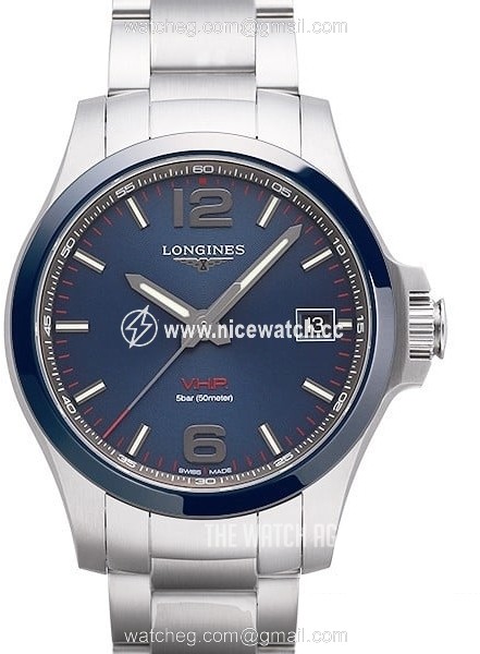 Longines Conquest V.H.P. Quartz (battery powered) Men's dress watch L3.719.4.96.6