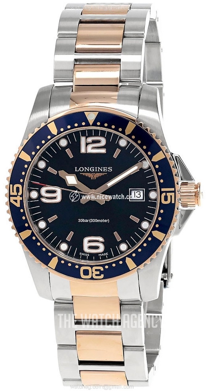 Longines HydroConquest Quartz (battery powered) Men's Dress / Sport L3.740.3.98.7