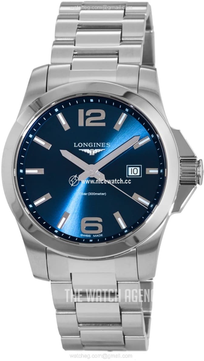 Longines Conquest Quartz (battery powered) Men's dress watch L3.760.4.96.6
