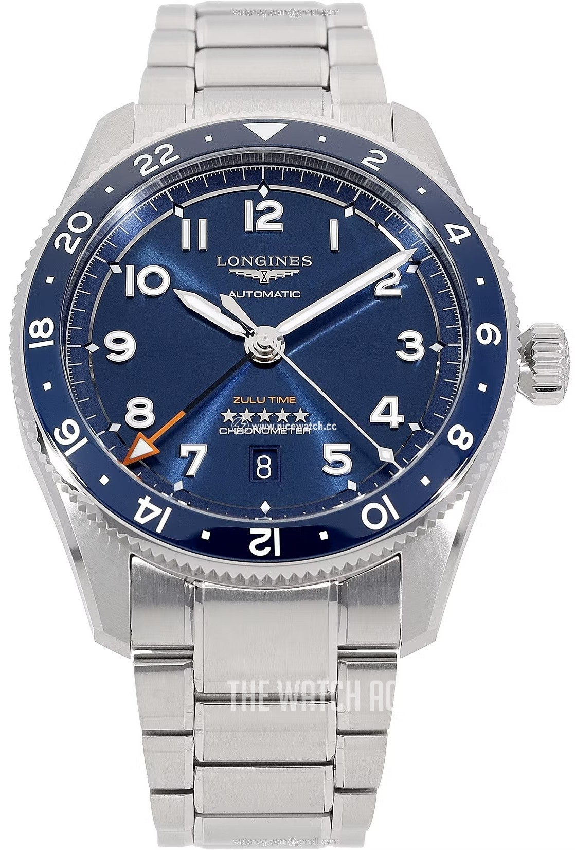 Longines Spirit Zulu Time Automatic winding Men's Dress / Sport L3.812.4.93.6