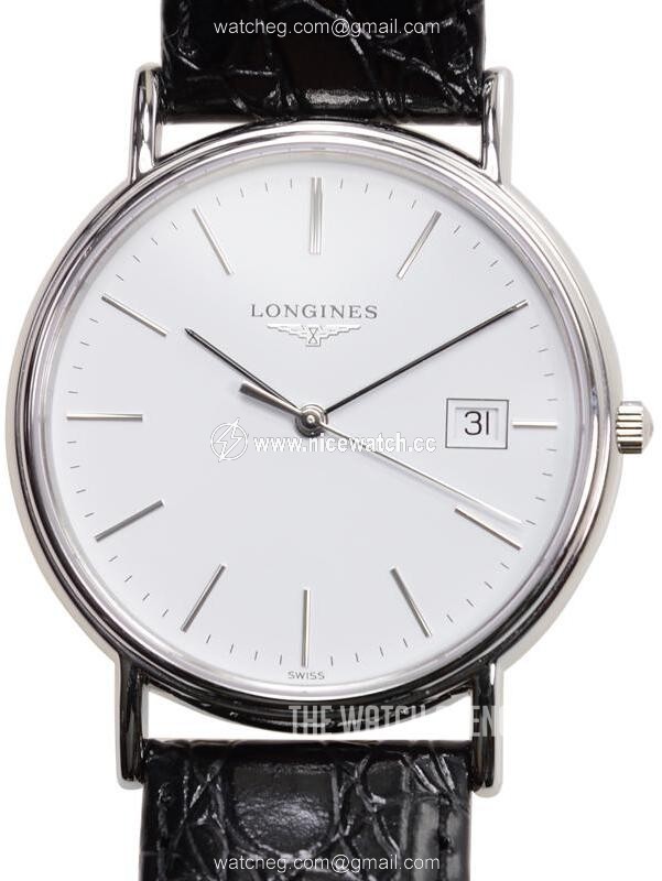 Longines Presences Quartz (battery powered) Men's dress watch L4.790.4.12.2