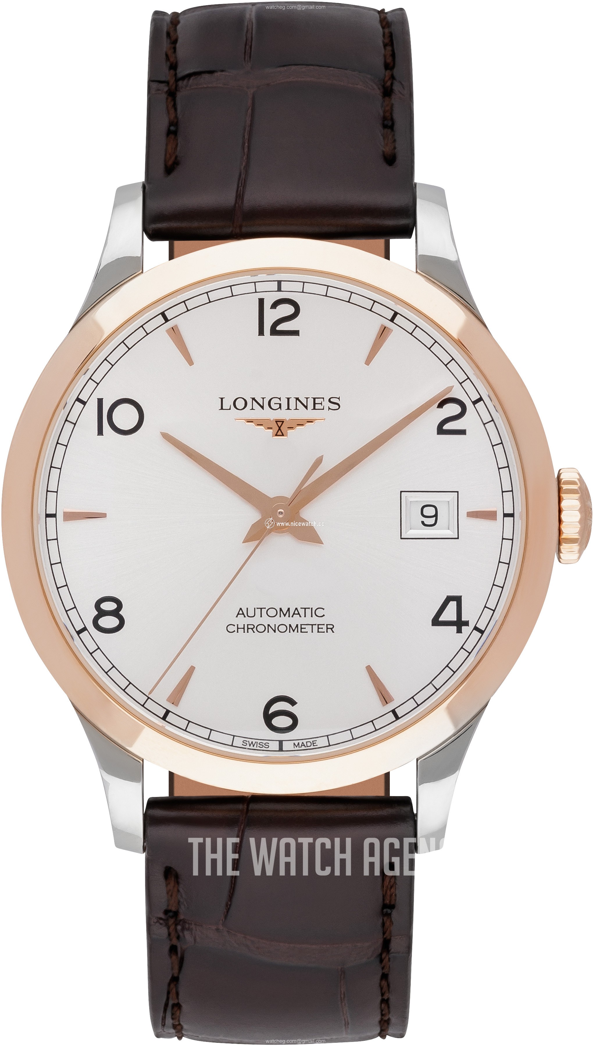 Longines Record Automatic winding Men's dress watch L2.820.5.76.2