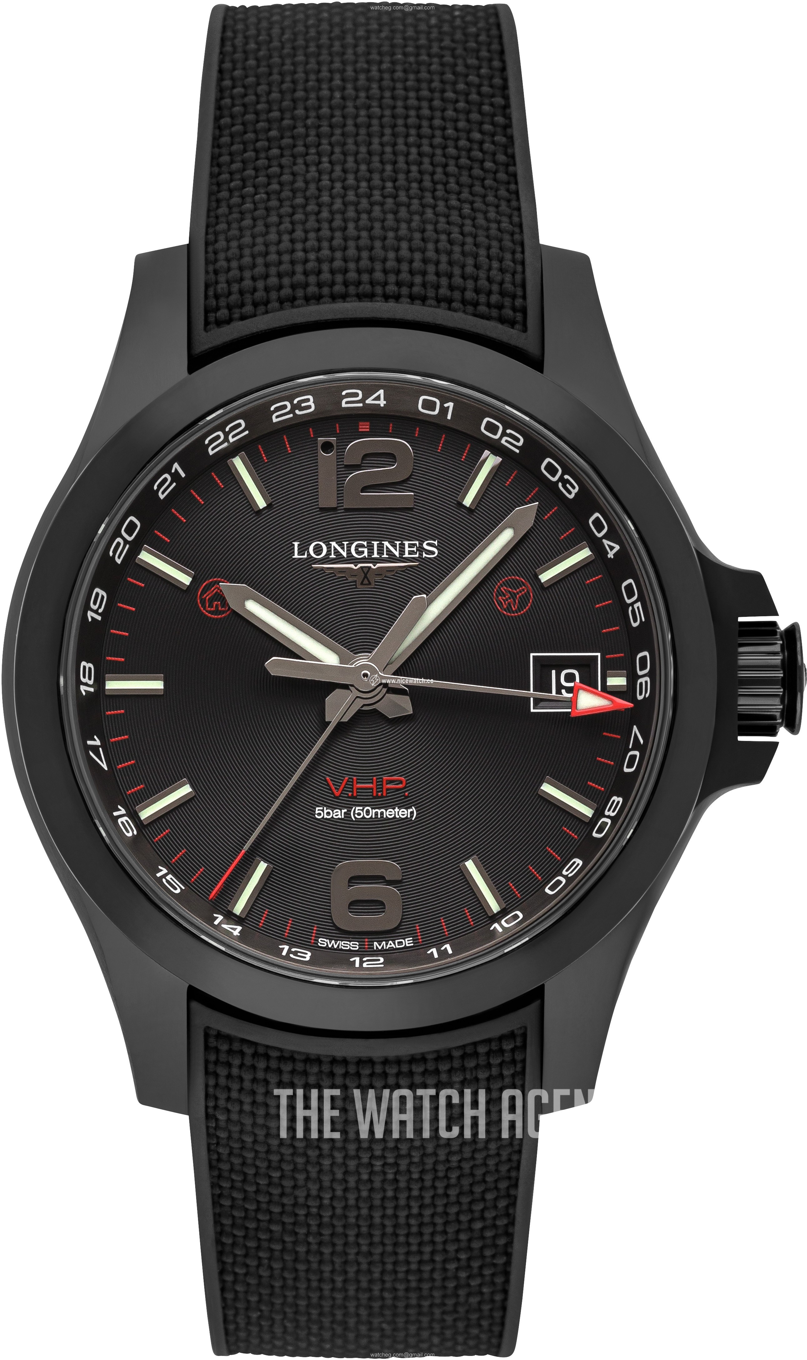 Longines Conquest V.H.P. Quartz (battery powered) Men's dress watch L3.718.2.56.9