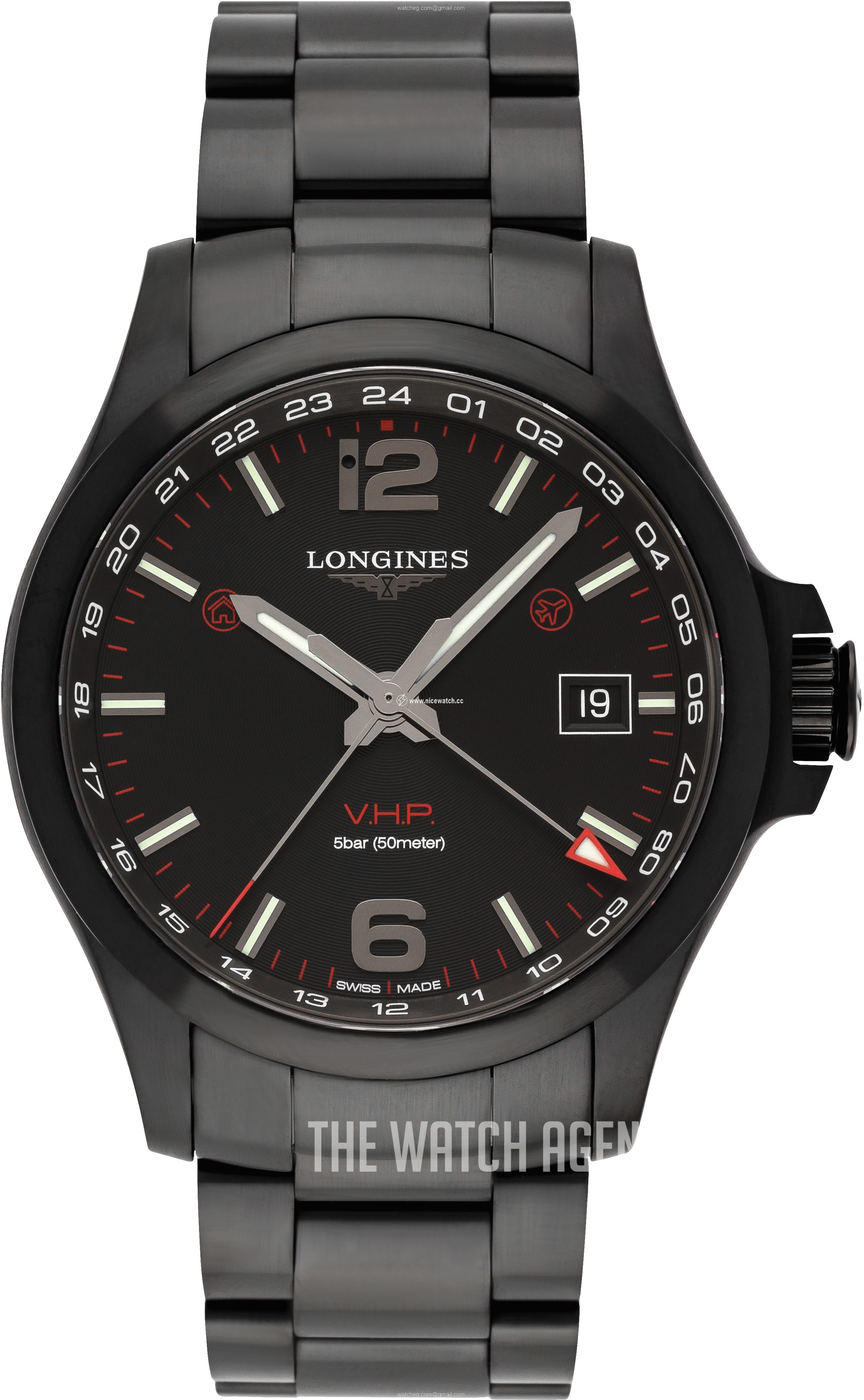 Longines Conquest V.H.P. Quartz (battery powered) Men's dress watch L3.728.2.56.6