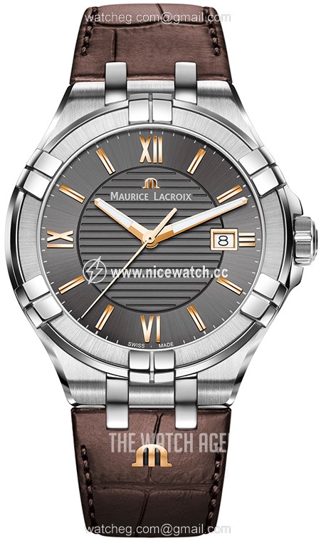 Maurice Lacroix Aikon Quartz (battery powered) Men's dress watch AI1008-SS001-333-1