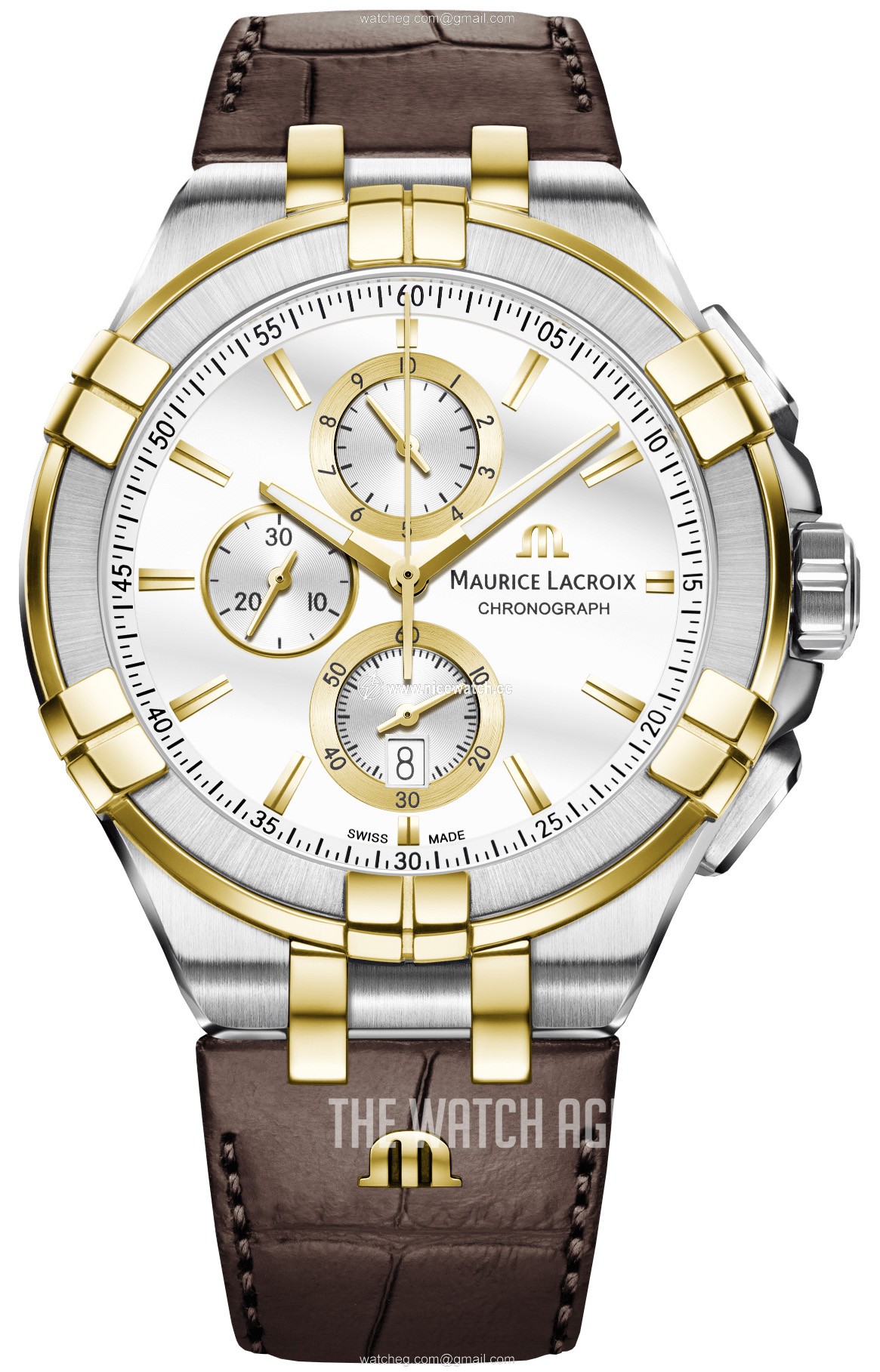 Maurice Lacroix Aikon Quartz (battery powered) Men's Dress / Sport AI1018-PVY11-132-1