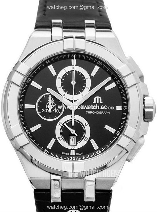Maurice Lacroix Aikon Quartz Chronograph Quartz (battery powered) Men's Dress / Sport AI1018-SS001-330-1