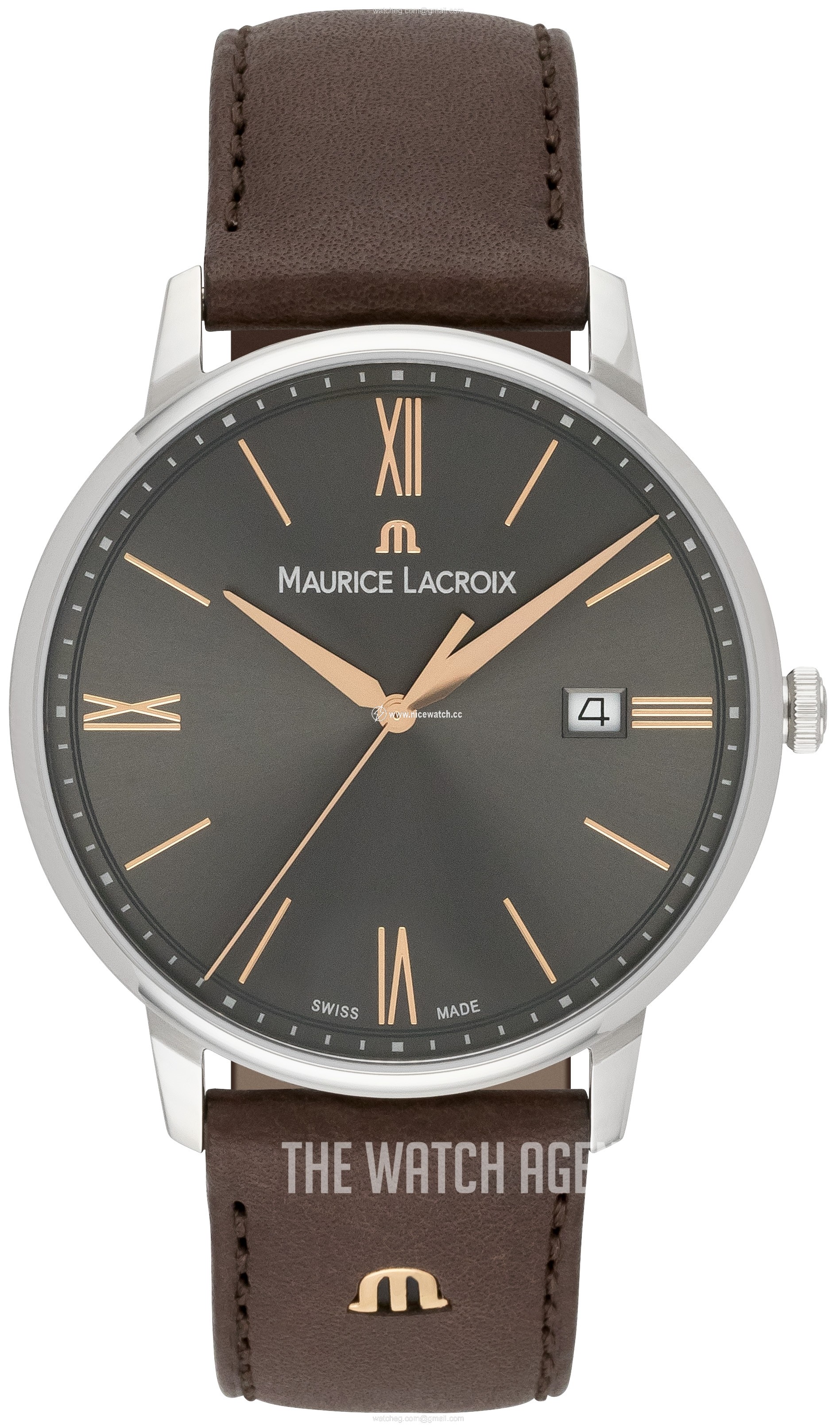 Maurice Lacroix Eliros Date Quartz (battery powered) Men's dress watch EL1118-SS001-311-1