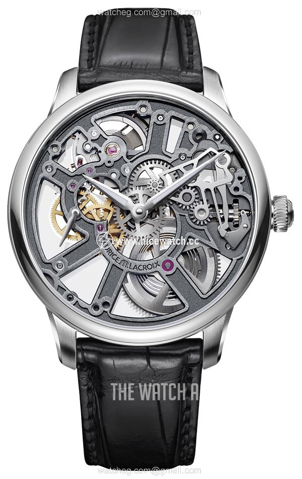 Maurice Lacroix Masterpiece Squelette New Design Automatic winding Men's dress watch MP7228-SS001-003-1