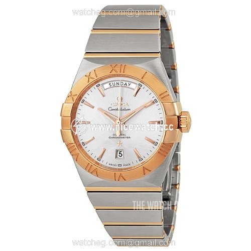 Omega Constellation Co-Axial Day-Date 38mm Automatic winding Men's dress watch 123.20.38.22.02.001