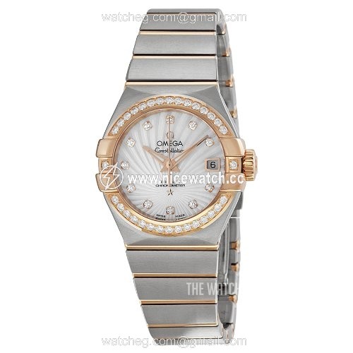 Omega Constellation Co-Axial 27mm Automatic winding Ladies watch 123.25.27.20.55.001